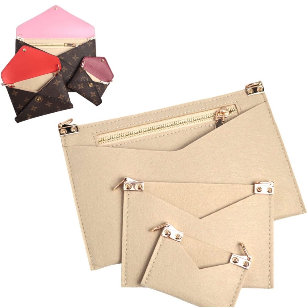 Brown and Gold Side Clip for Bags (insert )
